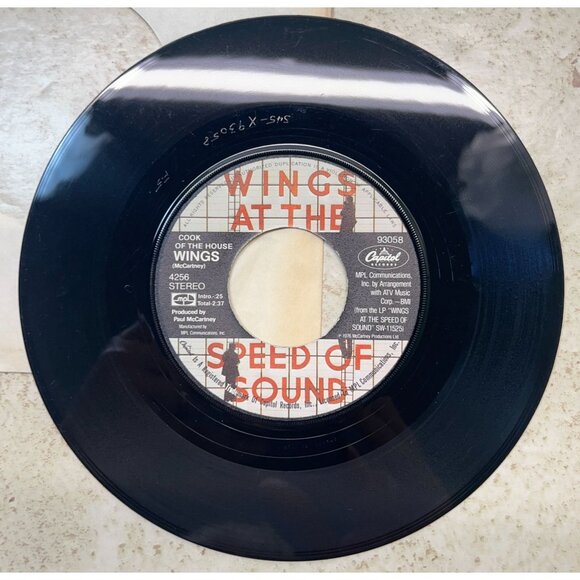 Paul McCartney and Wings Silly Love Songs / Cook of the House 45 Rock Pop - Picture 6 of 6
